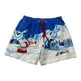 Saint Barth Costume Modello Boxer tinta unita con Stampa Bianco per Bambino SNOOPYY BIANCO SAINT BARTH 