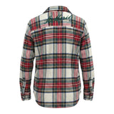 Saint Barth Camicia Bicolore con Fantasia A Quadri Rosso per Bambino STMORITZ380 ROSSO SAINT BARTH 