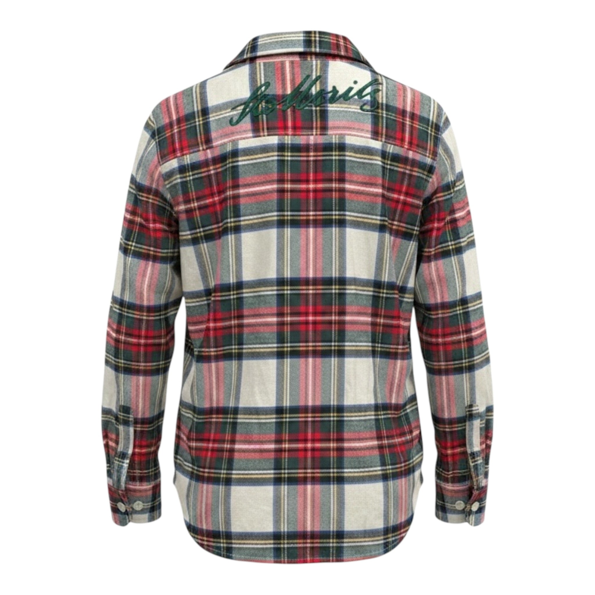 Saint Barth Camicia Bicolore con Fantasia A Quadri Rosso per Bambino STMORITZ380 ROSSO SAINT BARTH 