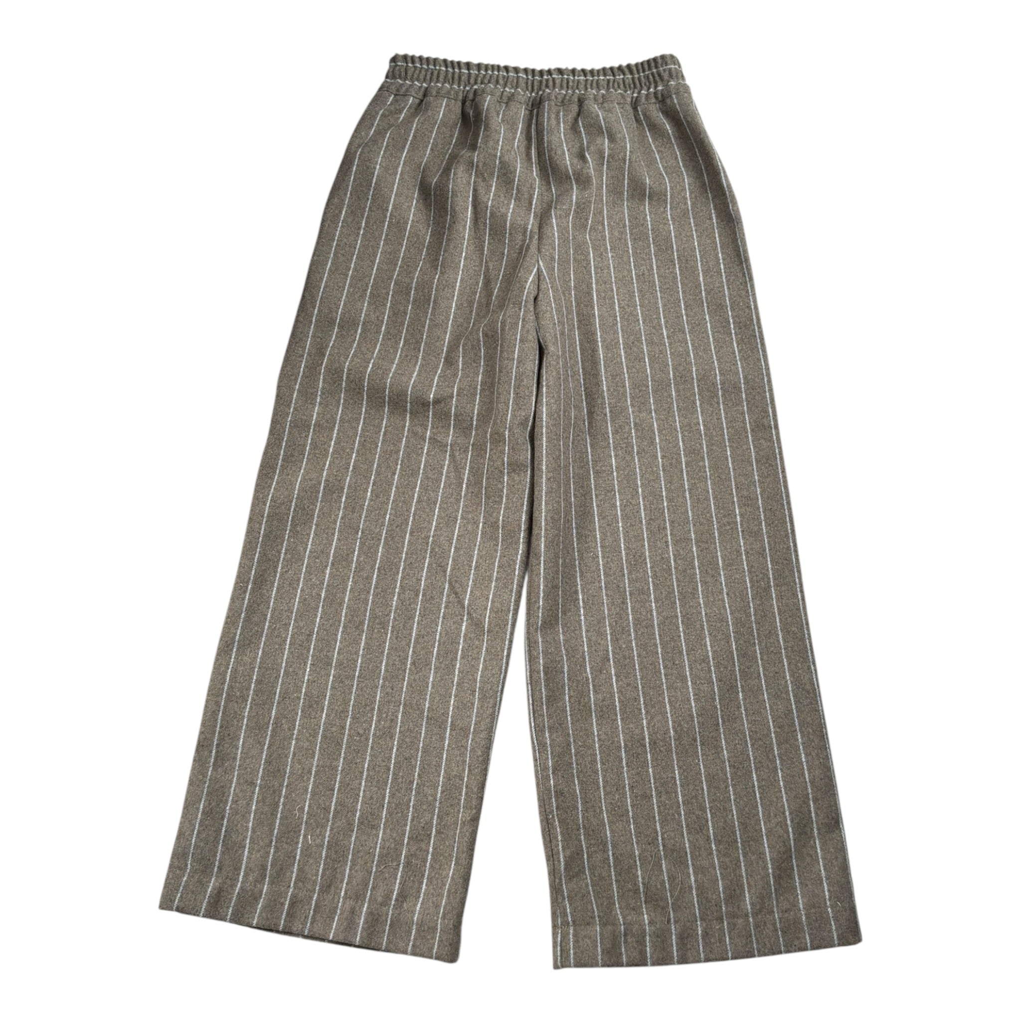 Saint Barth Pantalone Modello A Palazzo tinta unita con Fantasia A Righe Beige per Bambina SVEVA BEIGE SAINT BARTH 