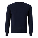Saint Barth Maglia Girocollo tinta unita con Ricami Blu per Bambino TRUDI BLU SAINT BARTH 