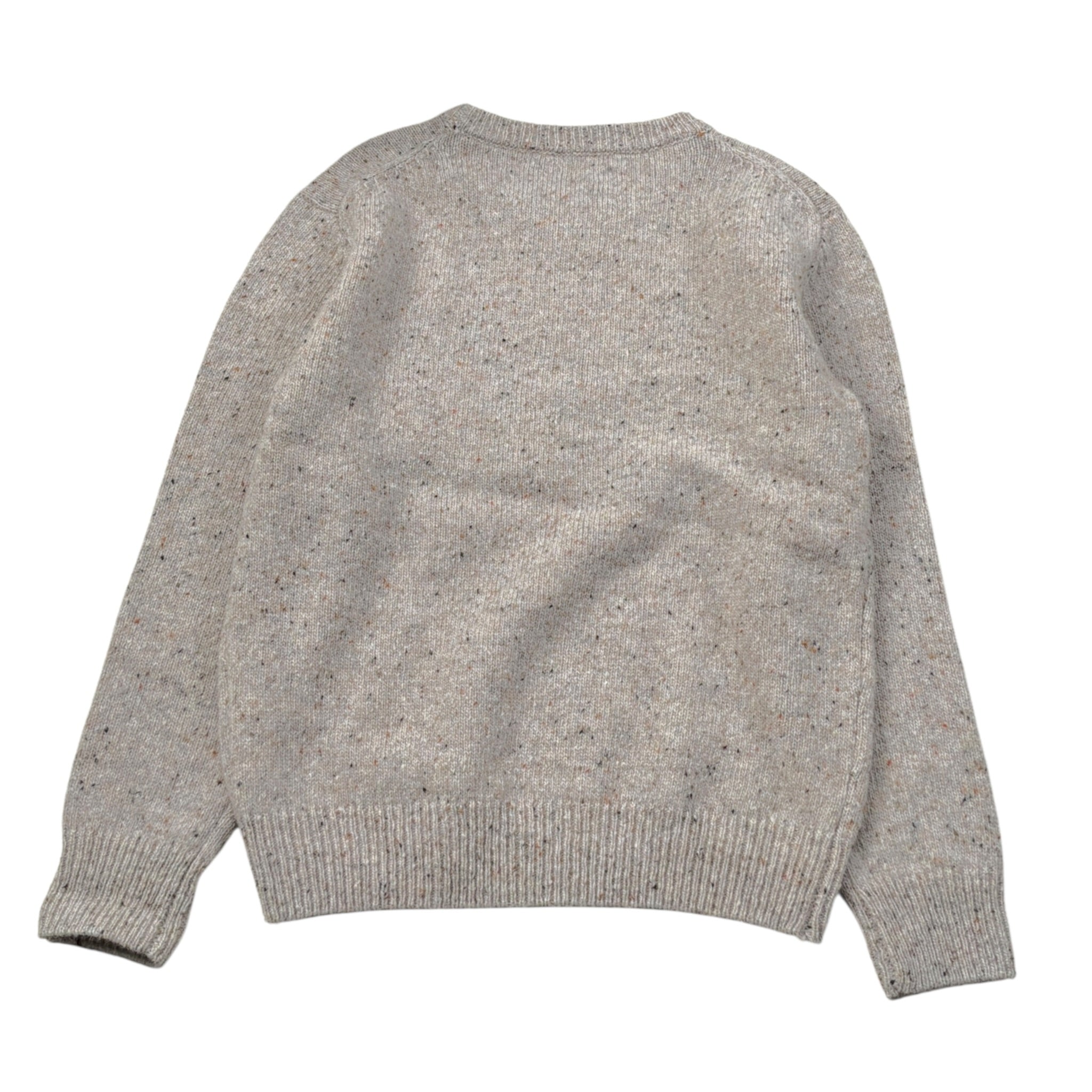 Saint Barth Maglia Girocollo con Stampa Beige per Bambino UBEAR BEIGE SAINT BARTH 