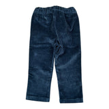 Sarabanda Pantalone tinta unita In Velluto Blu per Neonato 07168 BLU SARABANDA 