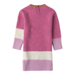 Sarabanda Abito tinta unita con Fantasia Fuxia per Bambina 0A213 FUXIA SARABANDA 