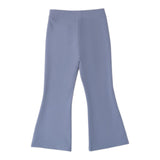 Sarabanda Pantalone tinta unita Modello Zampa Azzurro Polvere per Bambina 0A718 AZZURRO POLVERE SARABANDA 