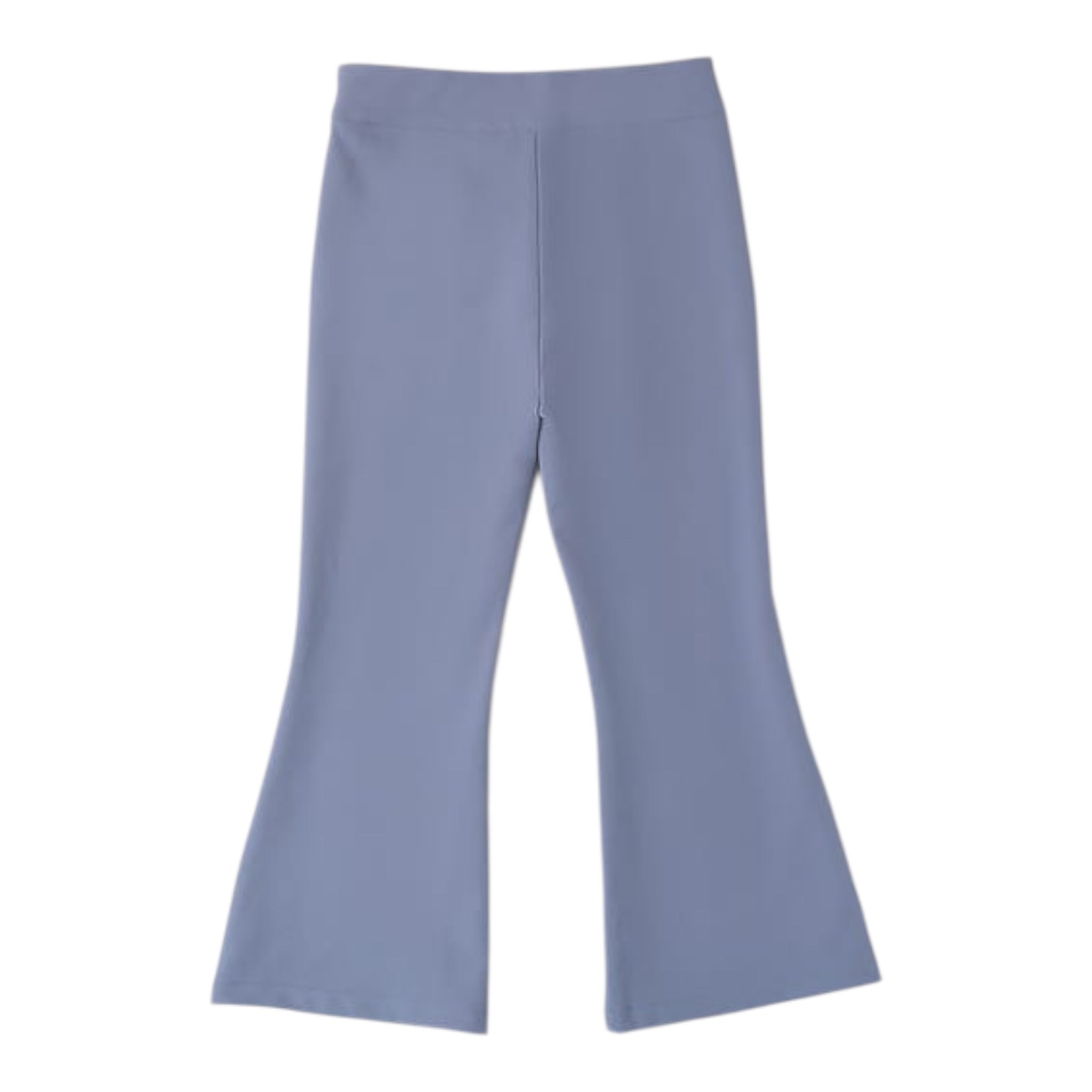 Sarabanda Pantalone tinta unita Modello Zampa Azzurro Polvere per Bambina 0A718 AZZURRO POLVERE SARABANDA 