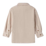 Sarabanda Camicia tinta unita In Velluto Panna per Bambino 0F123 PANNA SARABANDA 