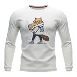 Sarabanda Shirt tinta unita con Stampa Bianco per Bambino 0F143 BIANCO SARABANDA 