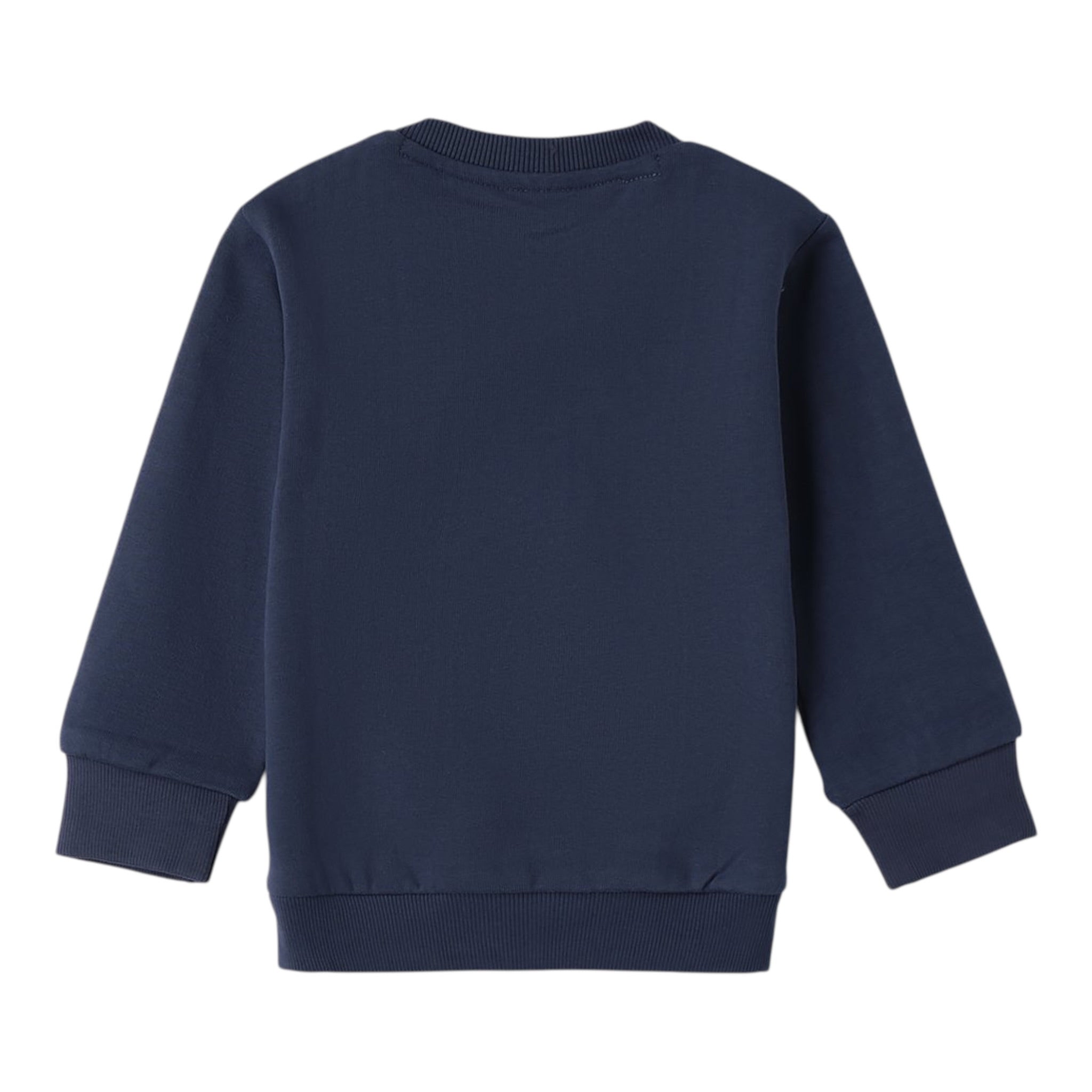 Sarabanda Felpa tinta unita Girocollo con Stampa Blu per Bambino 0F154J BLU SARABANDA 