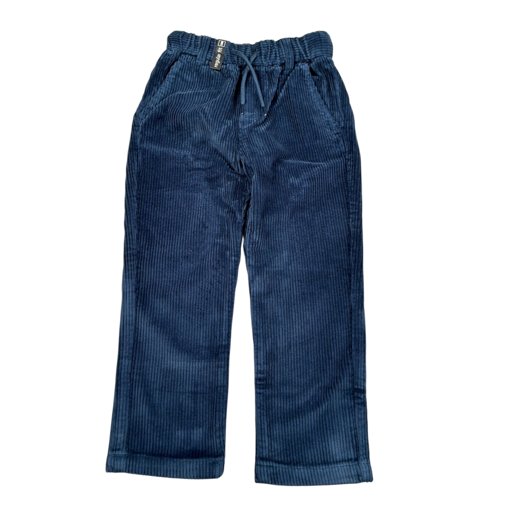 Sarabanda Pantalone tinta unita con Elastico In Vita Blu per Bambino 0F172 BLU SARABANDA 