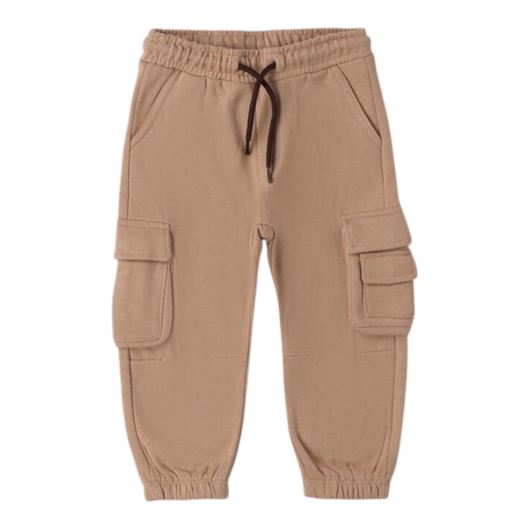 Sarabanda Pantalone tinta unita con Elastico In Vita Beige per Bambino 0F173 BEIGE SARABANDA 