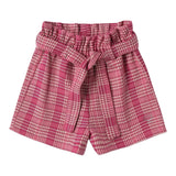 Sarabanda Short Bicolore con Microfantasia Magenta per Bambina 0F360 MAGENTA SARABANDA 