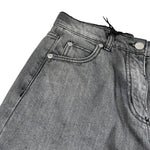 Sarabanda Jeans tinta unita Modello Palazzo Grigio per Bambina 0F465 GRIGIO SARABANDA 