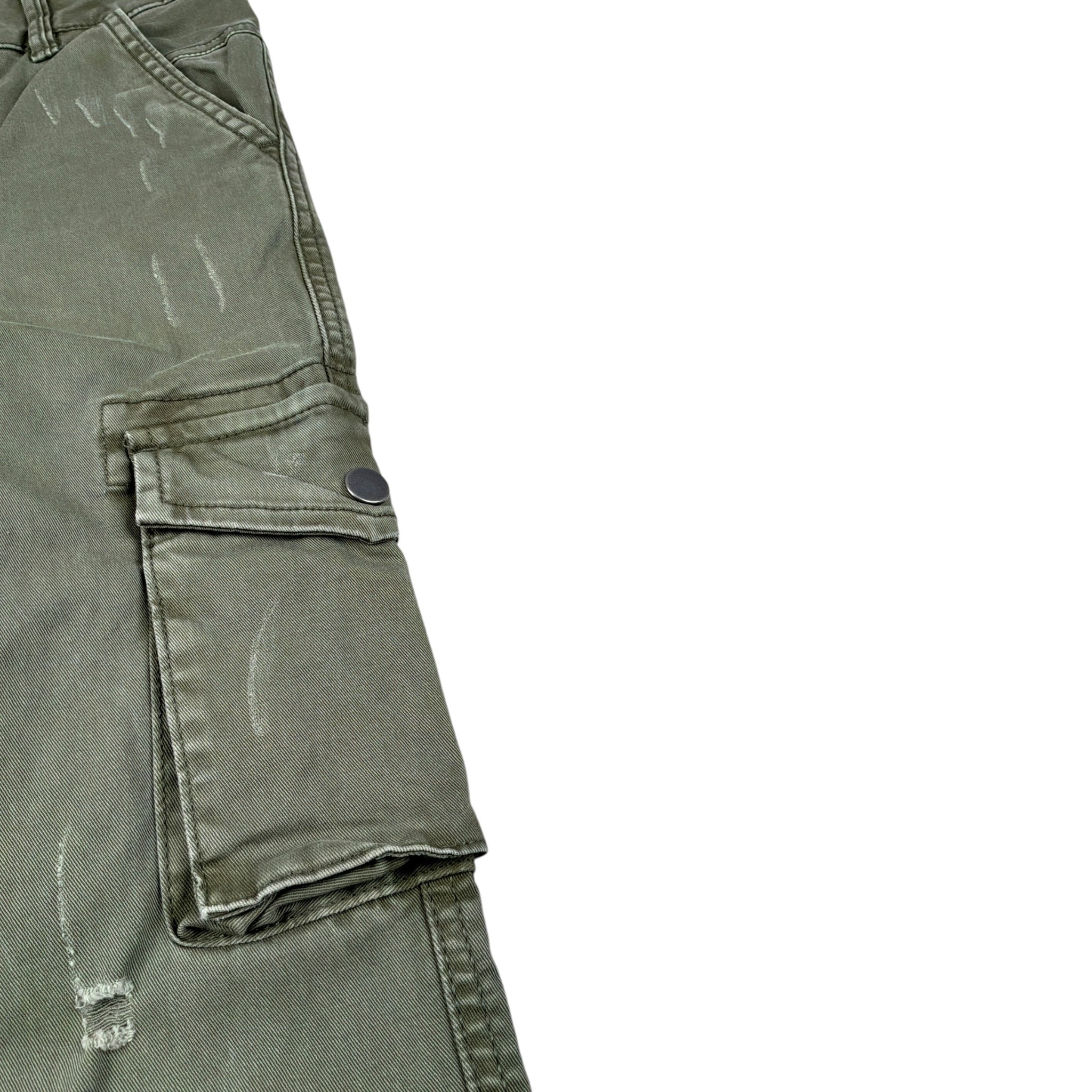 Sarabanda Pantalone tinta unita con Girovita Regolabile Verde per Bambino 0F688 VERDE SARABANDA 