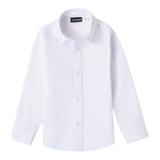 Sarabanda Camicia tinta unita Manica Lunga Bianco per Bambino 7130 BIANCO SARABANDA 
