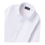 Sarabanda Camicia tinta unita Manica Lunga Bianco per Bambino 7130 BIANCO SARABANDA 