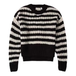 Sarabanda Maglia Bicolore con Fantasia A Righe Bianco/Nero per Bambina A774 BIANCO/NERO SARABANDA 