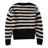 Sarabanda Maglia Bicolore con Fantasia A Righe Bianco/Nero per Bambina A774 BIANCO/NERO SARABANDA 