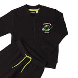 Sarabanda Completo 2Pz Felpa-Pantalone tinta unita Nero per Neonato F008 NERO SARABANDA 