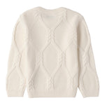 Sarabanda Maglia tinta unita Girocollo Bianco per Neonato F111N BIANCO SARABANDA 