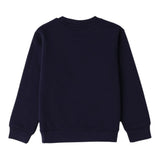 Sarabanda Feelpa tinta unita con Stampa Blu per Neonato F132 BLU SARABANDA 