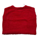 Sarabanda Maglia Modello Gilet tinta unita Rosso per Bambina F345 ROSSO SARABANDA 