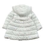 Sarabanda Giubbino tinta unita con Zip E Cappuccio Bianco per Bambina F378J BIANCO SARABANDA 