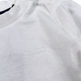 Sarabanda Shirt tinta unita con Logo Bianco per Neonato X702 BIANCO SARABANDA 