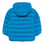 Save The Duck Giubbino tinta unita con Zip E Cappuccio Azzurro per Neonata I30003XXX AZZURRO SAVE THE DUCK 