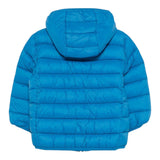 Save The Duck Giubbino tinta unita con Zip E Cappuccio Azzurro per Neonata I30003XXX AZZURRO SAVE THE DUCK 