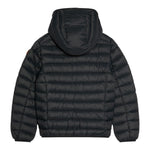 Save The Duck Giubbino tinta unita con Cappuccio Nero per Bambina J30650B NERO SAVE THE DUCK 