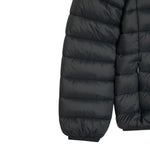 Save The Duck Giubbino tinta unita con Cappuccio Nero per Bambina J30650B NERO SAVE THE DUCK 