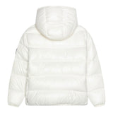 Save The Duck Giubbino tinta unita con Zip E Cappuccio Bianco per Bambino J31280BX BIANCO SAVE THE DUCK 
