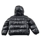 Save The Duck Giubbino tinta unita con Zip E Cappuccio Nero per Neonato J31280BXX NERO SAVE THE DUCK 