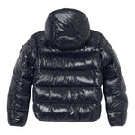 Save The Duck Giubbino tinta unita con Zip E Cappuccio Blu per Neonato J31280BXXX BLU SAVE THE DUCK 