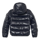 Save The Duck Giubbino tinta unita con Zip E Cappuccio Blu per Neonato J31280BXXX BLU SAVE THE DUCK 