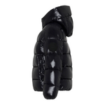 Save The Duck Giubbino tinta unita con Zip E Cappuccio Nero per Bambina J31989GX NERO SAVE THE DUCK 