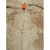 Save The Duck Pelliccia tinta unita con Zip E Cappuccio Reversibile Beige per Bambina J33540G BEIGE SAVE THE DUCK 