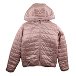 Save The Duck Pelliccia tinta unita con Zip E Cappuccio Reversibile Rosa per Bambina J33540G ROSA SAVE THE DUCK 