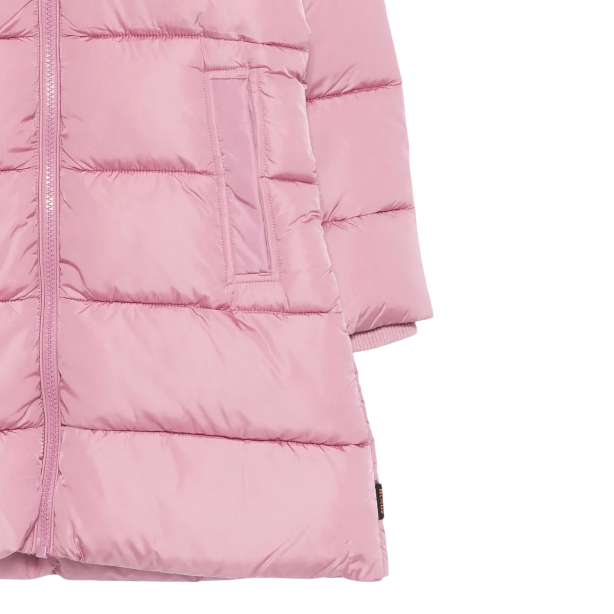 Save The Duck Giubbino tinta unita con Zip E Cappuccio Rosa per Neonata J40270GMEGA21 ROSA SAVE THE DUCK 