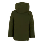 Save The Duck Giubbino tinta unita con Cappuccio E Zip Verde per Bambino J41447B VERDE SAVE THE DUCK 
