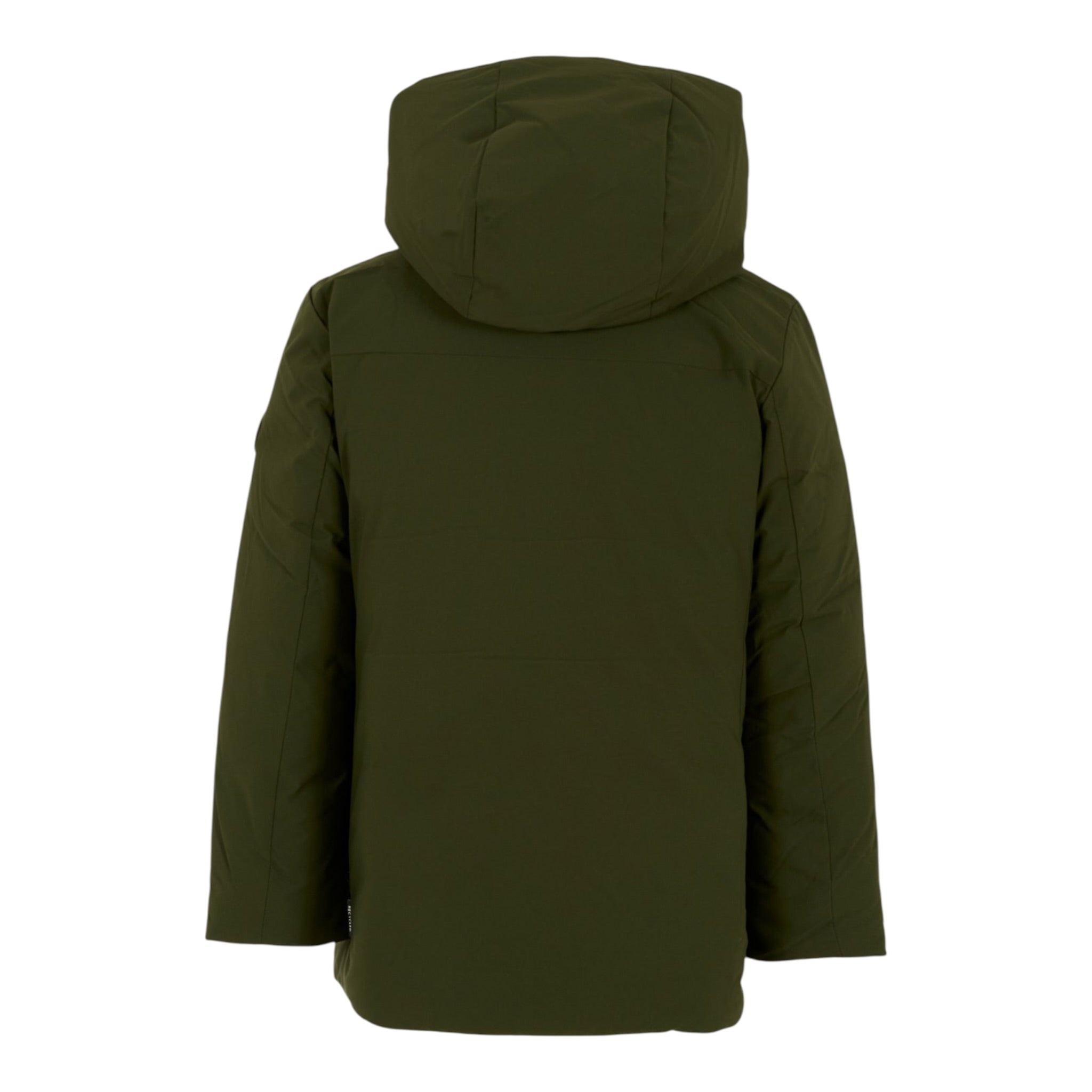 Save The Duck Giubbino tinta unita con Cappuccio E Zip Verde per Bambino J41447B VERDE SAVE THE DUCK 