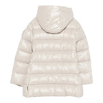 Save The Duck Giubbino tinta unita con Zip E Cappuccio Beige per Neonata J4244GLOVE21 BEIGE SAVE THE DUCK 