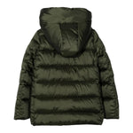 Save The Duck Giubbino tinta unita con Zip E Cappuccio Verde per Bambino J45650GJ VERDE SAVE THE DUCK 