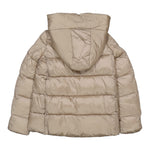 Save The Duck Giubbino tinta unita con Zip E Cappuccio Beige per Bambino J45650GX BEIGE SAVE THE DUCK 