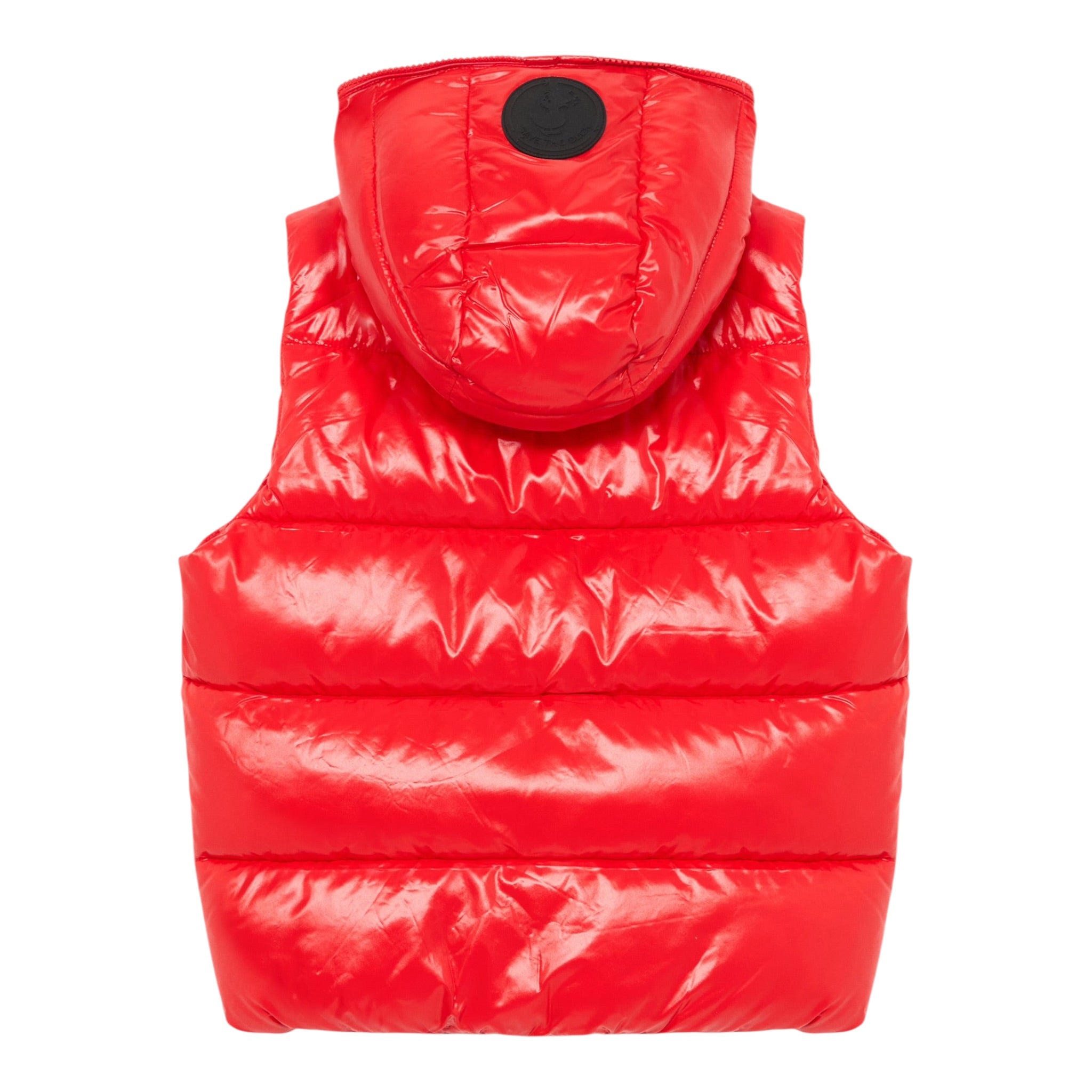 Save The Duck Giubbino Smanicato tinta unita con Zip E Cappuccio Rosso per Neonato J80296XN ROSSO SAVE THE DUCK 