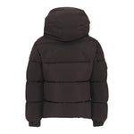 Save The Duck Giubbino tinta unita con Zip E Cappuccio Nero per Bambino P31888B NERO SAVE THE DUCK 