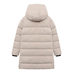 Save The Duck Giubbino tinta unita con Zip E Cappuccio Beige per Bambino P41909G BEIGE SAVE THE DUCK 