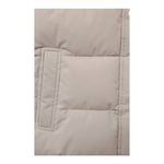 Save The Duck Giubbino tinta unita con Zip E Cappuccio Beige per Bambino P41909G BEIGE SAVE THE DUCK 