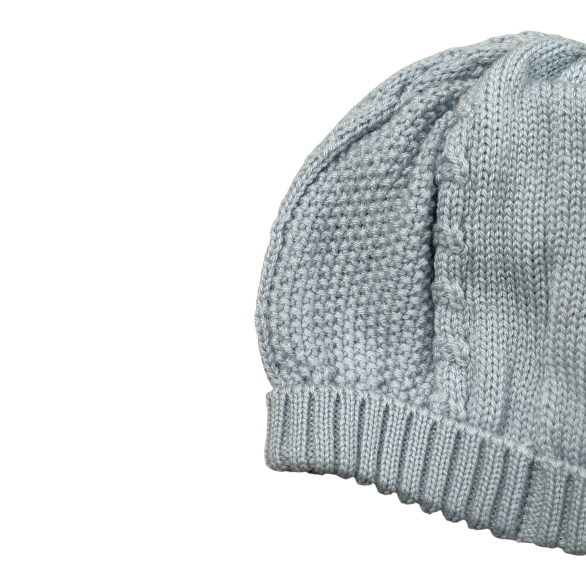 Scaldacuore Cappello tinta unita Azzurro per Neonato GR14 AZZURRO SCALDACUORE 